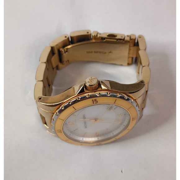 Michael Kors Mens Stainless Steel Gold Toned Mother Of Pearl Watch MK5174 - Picture 7 of 15